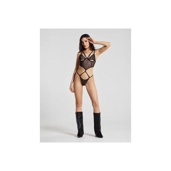 Anniverse special top et string - Noir